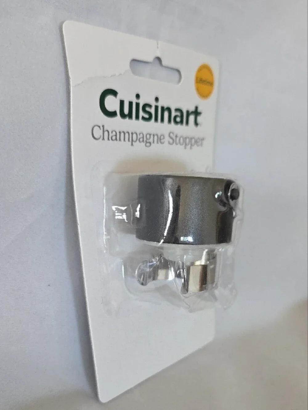 Cuisinart Silver Champagne Stopper with Polished Finish